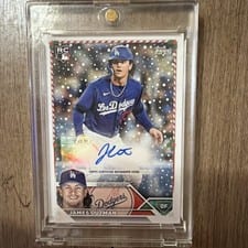 2023 Topps Holiday Autographs James Outman #HAC-JO card