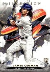 2023 Topps Inception Base Set James Outman #121 card