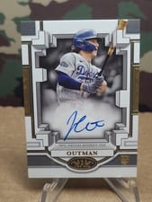 2023 Topps Tier One Break Out Autographs James Outman #BOA-JO1 card