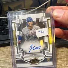 2023 Topps Tier One Break Out Autographs James Outman #BOA-JO2 card