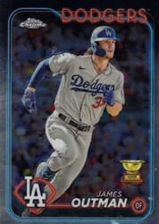 2024 Topps Chrome Base Set James Outman #68 card