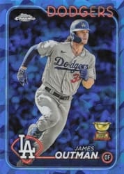 2024 Topps Chrome Sapphire Edition Base Set James Outman #362 card