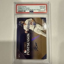 2024 Topps Postseason Performance Autograph James Outman #PPA-JO card