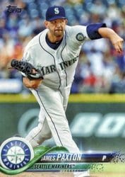 2018 Topps Base Set James Paxton #143 card