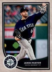 2018 Topps Big League Base Set James Paxton #137 card