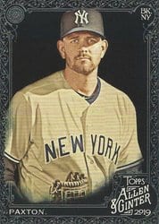2019 Topps Allen & Ginter X Base Set James Paxton #267 card