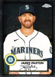 2021 Topps Chrome Platinum Anniversary Base Set James Paxton #446 card