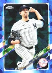 2021 Topps Chrome Sapphire Edition Base Set James Paxton #542 card