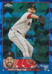 2023 Topps Chrome Update Sapphire Edition Base Set James Paxton #USCS119 card
