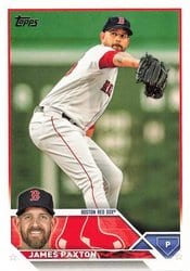 2023 Topps Update Base Set James Paxton #US119 card