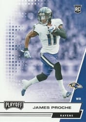 2020 Panini Playoff Base Set James Proche #253 card