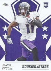2020 Panini Rookies & Stars Base Set James Proche #161 card
