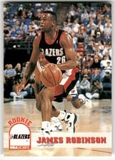 1993-94 Hoops Base Set James Robinson #398 card