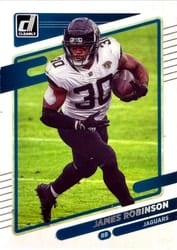 2021 Clearly Donruss Base Set James Robinson #20 card