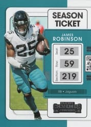 2021 Panini Contenders Base Set James Robinson #45 card
