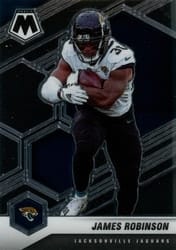 2021 Panini Mosaic Base Set James Robinson #99 card