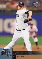 2009 Upper Deck Base Set James Shields #361 card