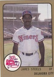 1988 ProCards Base Set James Steels #38 card