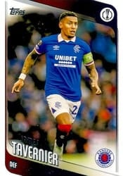 2025-26 Topps UEFA Club Competitions Base Set James Tavernier #188 card