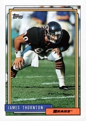 1992 Topps Base Set James Thornton #173 card