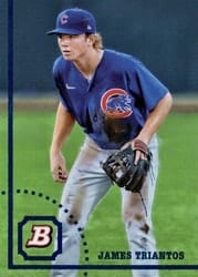 2022 Bowman Heritage Prospects James Triantos #BHP-8 card
