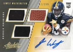 2018 Panini Absolute Base Set James Washington #172 card