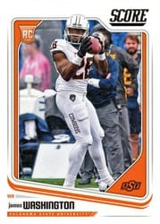 2018 Score Base Set James Washington #383 card