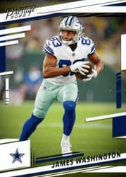 2022 Panini Prestige Base Set James Washington #4 card