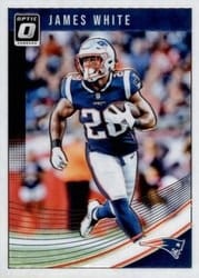 2018 Donruss Optic Base Set James White #66 card