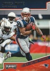 2018 Panini Playoff Base Set James White #126 card