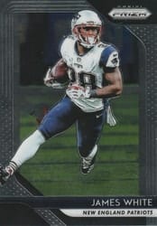 2018 Panini Prizm Base Set James White #72 card