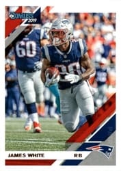 2019 Donruss Base Set James White #166 card