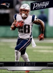 2019 Panini Prestige Base Set James White #50 card