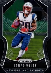2019 Panini Prizm Base Set James White #21 card