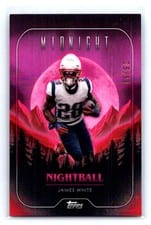 2024 Topps Midnight Nightball James White #NB-27 card