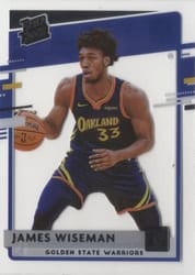 2020-21 Clearly Donruss Base Set James Wiseman #61 card
