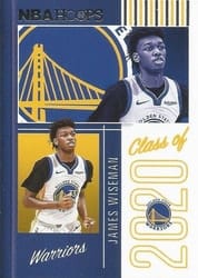 2020-21 Hoops Class of 2020 James Wiseman #3 card