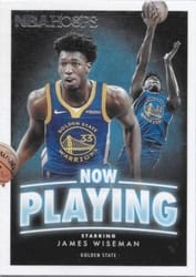2020-21 Hoops Now Playing James Wiseman #SS-2 card