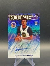 2020-21 Hoops Rookie Ink James Wiseman #RI-JWS card