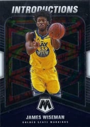 2020-21 Panini Mosaic Introductions James Wiseman #8 card
