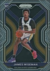 2020-21 Panini Prizm Base Set James Wiseman #268 card