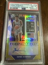 2020 Panini Contenders Draft Picks James Wiseman #53 card