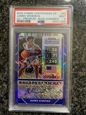 2020 Panini Contenders Draft Picks James Wiseman #53 card