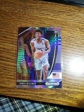 2020 Panini Prizm Draft Picks James Wiseman Hyper Prizm #2 card