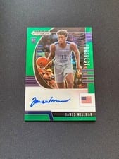 2020 Panini Prizm Draft Picks Autographs James Wiseman #PA-JW card