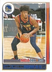 2021-22 Hoops Winter Base Set James Wiseman #58 card