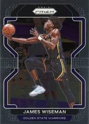 2021-22 Panini Prizm Base Set James Wiseman #61 card