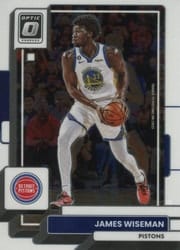 2022-23 Donruss Optic Base Set James Wiseman #80 card
