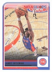2023-24 Hoops Winter Base Set James Wiseman #135 card