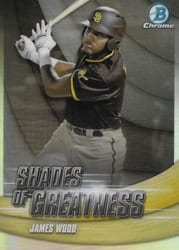 2022 Bowman Chrome Shades of Greatness James Wood #SG-17 card